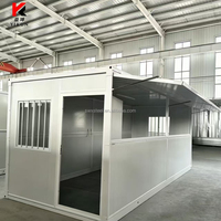 Maison conteneur pliable de type Z-X, maison préfabriquée pliable facile à installer pour dortoir de chantier