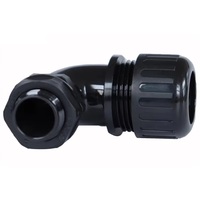 Presse-étoupe en nylon à angle droit de 90 degrés M12/M16/M20/M25, connecteur d'étanchéité en plastique PA66 pour entrée de câble étanche