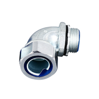 Ventas al por mayor, conector de Caja impermeable M25, Conector de conducto Flexible de Metal, accesorio de codo de prensaestopas de latón M63