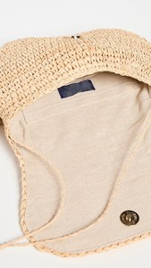 กระเป๋าคาดเอวสำหรับผู้หญิงพร้อมสายรัดปรับได้กระเป๋าคาดเอวทำจากฟางเส้นใยปาล์มธรรมชาติแฟชั่นฤดูร้อน - Product Image 3