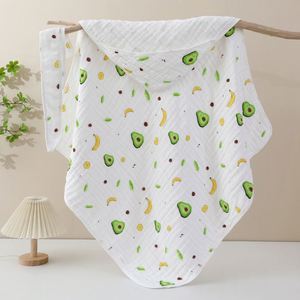 Personalized Animal Hooded Baby Bath Towel Muslin Fabric Swaddle <b>Blanket</b> for Baby - Product Image 5