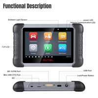 Autel MaxiCOM MK808Z, tableta de diagnóstico de Sistema completo bidireccional, sistema operativo Android 11, versión mejorada de MK808 MX808
