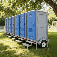 Toilettes portables en acier de haute qualité, écologiques, avec un design moderne pour une utilisation en extérieur en Europe, toilettes incluses