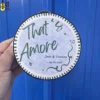 Tamborín de 6 Pulgadas para Recuerdos de Boda, con Impresión de Logotipo, Tamborín Personalizado para Boda, Tamborín Pequeño Personalizado para Iglesia