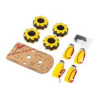 Kit de démarrage de voiture robot intelligente 4 roues motrices STEM, jouet éducatif intelligent, kit robotique pour l'éducation, Arduino, enfant