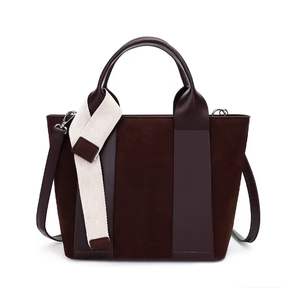 New Wholesale Fashion Candy Zipper Large Capacity Tote Bag PU Leather Women Designer <b>Handbag</b> Adjustable Shoulder <b>Strap</b> Polyester - Product Image 2