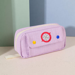 Wholesale Large Capacity Cute Multi Layer Minimalist Pencil Box Stationery Bag for Students - Product Image 4