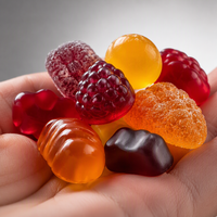 OEM ODM Fabriek Meerdere Kleuren Gezonde Fruit Smaak Gelatine Gummies Beren Zoete Zachte Kauwgom Snoepjes
