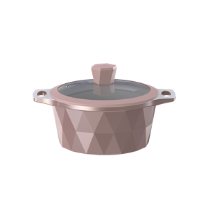 Juego de Utensilios de Cocina Antiadherentes de Aluminio Fundido de 21 Piezas, Color Rosa Polvoriento, Ollas y Sartenes con Revestimiento de Granito, Tapas de Vidrio y Utensilios de Cocina - Product Image 2