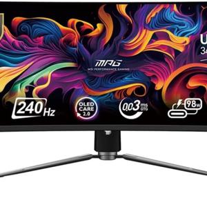 MSI 341CQP Monitor de juegos de escritorio de 34 pulgadas de 175Hz 0,03 ms (GTG) Pantalla curva OLED de 10 bits con HDR para ESports - Product Image 4