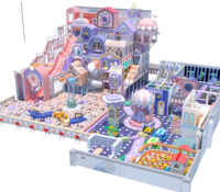 Équipement de jeu intérieur en plastique pour enfants : piscine à balles, structure d'escalade, aire de jeux pour centres commerciaux et parcs d'attractions