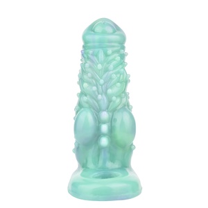 Extensor de Pene de Silicona Luminoso de 6 Pulgadas con Anillo para Pene, Partículas de Masaje Suaves, Juguetes Sexuales Masculinos para Agrandar el Pene - Product Image 3