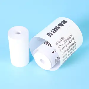 Papel de enrolamento térmico jumbo, rolo de papel de gravação em dinheiro, máquina de lixo de enrolamento 57mm x 40mm