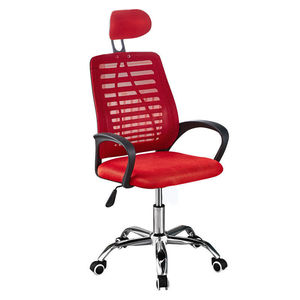 Chaise de bureau ergonomique moderne à dossier haut, pivotante, réglable en hauteur, confortable, avec dossier en maille, pour la maison, le bureau, les salles de conférence, les dortoirs - Product Image 5