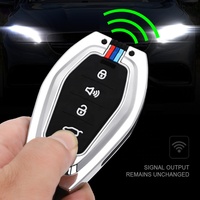 Étui de protection pour clé de voiture en alliage de zinc et silicone, compatible avec JAC KMC Chery Jetour X90