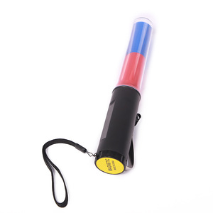 26Cm Đa Chức Năng LED Red & Blue Giao Thông Baton An Toàn Cảnh Báo Đêm Stick Đèn Flash Cho Cảnh Sát Viên Constable Trung Sĩ - Product Image 2