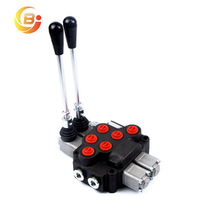 Vanne hydraulique multi-directionnelle Junbao DCV40 2OT, commande manuelle, vanne directionnelle en fonte - Product Image 4