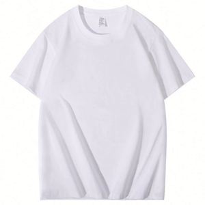 High Quality 100% Cotton Silk Screen Printed Short Sleeve Regular Fit Unisex Eco-Friendly Casual Blank T-<b>Shirt</b> for Men - Product Image 5