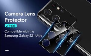 Housse de protection d'objectif de caméra ESR pour téléphones et ordinateurs avec film de protection d'écran en verre trempé - Product Image 3