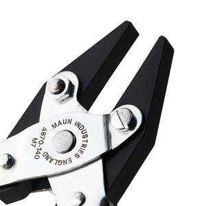 Alicates de acción paralela industriales Maun de 140 mm para fabricación de joyas, alicates de punta plana que no dañan para trabajar metales preciosos - Product Image 4