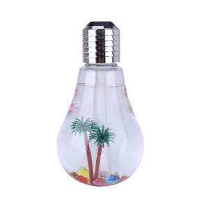 H2Q sıcak serin sis <span class=keywords><strong>Mini</strong></span> 400ML ampul nemlendirici taşınabilir ultrasonik sprey araba kullanımı için yağ difüzörü renkli <span class=keywords><strong>LED</strong></span> ışık USB Powered - Product Image 6