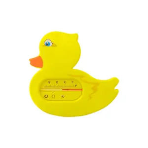 Individueller Karikatur-Flattenenten-Wasserdichter Baby-Bade-Thermometer