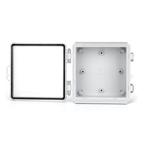Boîtier de jonction électrique étanche IP67 en ABS, boîtier extérieur durable résistant aux intempéries à montage sur panneau, boîte à batterie et boîte de distribution