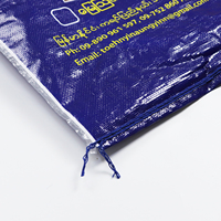 Emballage de dimensions de sac tissé par bopp stratifié par pp d'utilisation d'agriculture pour l'engrais 25kg 20kg