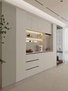 Aparador de lujo Simple de madera en comedor, aparadores Vintage, armarios de buffet con cajones, armario de cocina - Product Image 6