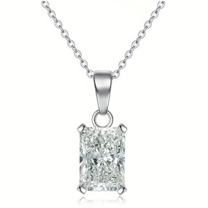 Collar con colgante cuadrado geométrico para mujer, joyería sencilla y moderna, regalo para uso diario - Product Image 1