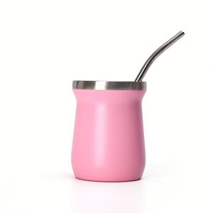 Set de Regalo de Recuerdos, Taza Mate de Acero Inoxidable de 240 ml, Vaso Metálico con Aislamiento al Vacío y Superficie Mate - Product Image 5