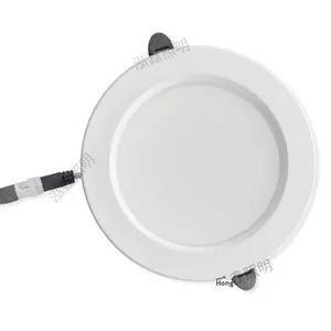 תאורת תקרה לד חסכונית באנרגיה עם חיישן רדאר, דקה במיוחד, 4 אינץ' 6 אינץ', לפרויקטים של מלונות, צבע 3000K-6000K - Product Image 2