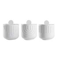 Luxuriöses DIY Keramik-Gießformen-Set mit Abgedecktem Kerzenglas in Boxform für Handgemachte Beton- und Zement-Heimdekoration - Anpassbare Farbe & Größe