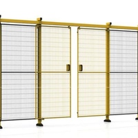 Barrière de sécurité modulaire pour robots industriels, panneaux pour atelier de découpe laser et plieuse, hauteur personnalisable