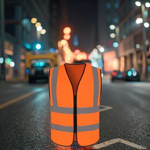 Chaleco de Seguridad de Alta Visibilidad Personalizable para Periodistas, Chaqueta de Seguridad con Malla y Logotipo Reflectante, Ropa de Trabajo de Nailon y Poliéster - Product Image 1