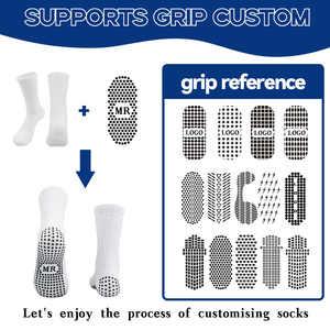 Calcetines <span class=keywords><strong>de</strong></span> Fútbol Profesionales <span class=keywords><strong>de</strong></span> Alta Densidad 200N con Agarre, Logotipo Personalizado, Antideslizantes, <span class=keywords><strong>de</strong></span> Silicona, Calcetines <span class=keywords><strong>de</strong></span> Compresión para Entrenamiento <span class=keywords><strong>de</strong></span> Fútbol para Hombre - Product Image 4