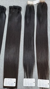 วิกต่อผมมนุษย์แท้แบบสองชั้นสำหรับต่อผมตรงและแบบลอนมีสองสี100% เวียดนาม - Product Image 4