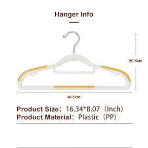 US Style ABS Plastic Coat <strong>Hangers</strong> <strong>Multi</strong>-Layer Tie Organizer for Clothes Bags Tools-Non-Slip Fabric <strong>Hangers</strong> for Travel - Product Image 2