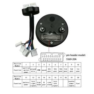 Velocímetro Universal Digital para Motocicleta, Tacómetro para <span class=keywords><strong>Triumph</strong></span>, Indian, Jawa 42 Bobber - Product Image 3