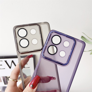 Custodie per Telefono in TPU Trasparente Colorato Antiurto Impermeabili di Alta Qualità per <span class=keywords><strong>Redmi</strong></span> K70 Note 12T Pro Protezione Morbida per Obiettivo - Product Image 5