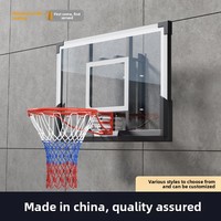 Système de panier de basket mural réglable en hauteur électriquement pour enfants et adultes, entraînement intérieur et extérieur