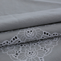 Nappe en coton et lin brodée à la main, nappe perforée pour la maison, mariage, restaurant, couverture de table, fête, hôtel