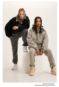 Custom Blank Acid Washed <strong>Old</strong> Lapel <strong>Jacket</strong> Fall/winter Loose Casual <strong>Men's</strong> <strong>Jacket</strong> American Vintage <strong>Men's</strong> Heavy Canvas <strong>Jacket</strong> - Product Image 5