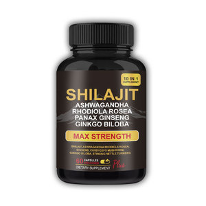 OEM Private Label 10-in-1 Gouden Capsule Pure Himalaya Shilajit Capsules Ashwagandha Capsules voor Gezondheid Voedingssupplement - Product Image 3