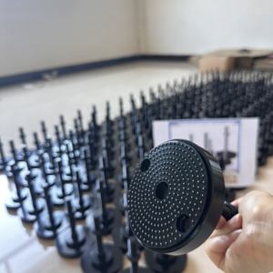 Supports de nivellement réglables personnalisés avec filetage <span class=keywords><strong>3</strong></span>/8'' <span class=keywords><strong>1</strong></span>/2'', vis M8-24, goujon D50 D65 <span class=keywords><strong>D76</strong></span>, rotule métallique pivotante pour hôpitaux et extérieur - Product Image 6