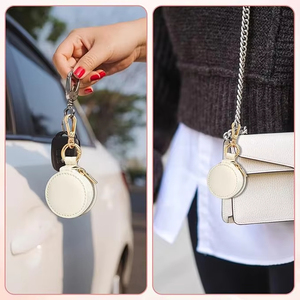 Estuche de Viaje de Cuero de Lujo Mini Personalizado con Logotipo, Caja Portátil con Cremallera para Guardar Anillos, Collares y Pendientes - Product Image 5