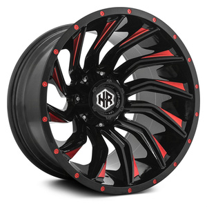 ล้อออฟโรดสีดำขนาด 17x9 สำหรับรถ SUV แบบสปอร์ตขอบลึก  4x4  รุ่นใหม่  6x139.7  ทำจากอลูมิเนียมอัลลอยด์  สำหรับรถบรรทุกออฟโรด - Product Image 3