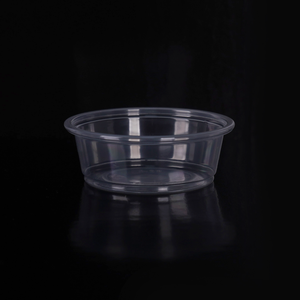 印刷ロゴ入り透明20オンス使い捨てコールドドリンク用プラスチックカップ（平蓋付き）在庫あり - Product Image 4