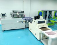 Máquina de Impresión de Serigrafía Automática con Alimentador de Papel para Película de Transferencia de Calor, Vinilo Ecológico y Adhesivos