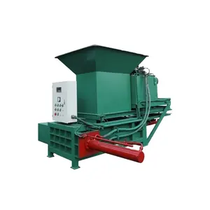 Grain Straw Bale Press Square Hay Strapping Machine Green Storage Hydraulic Baler